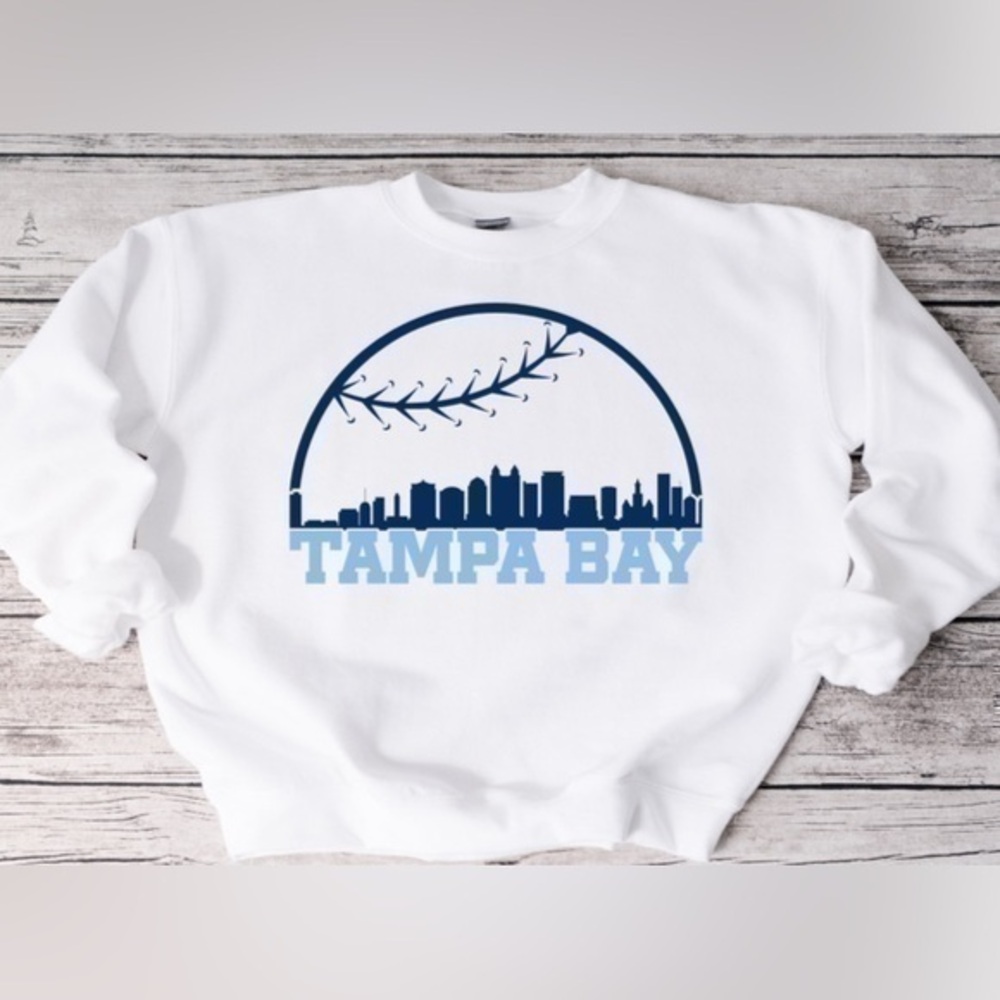 Tampa Bay Rays Skyline Crewneck